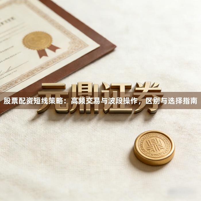 股票配资短线策略：高频交易与波段操作，区别与选择指南