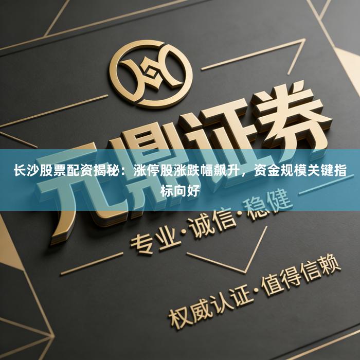 长沙股票配资揭秘：涨停股涨跌幅飙升，资金规模关键指标向好